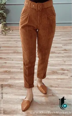 شلوار مام مخمل کبریتی کد 36452