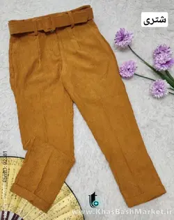 شلوار مام مخمل کبریتی کد 36452