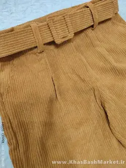 شلوار مام مخمل کبریتی کد 36452