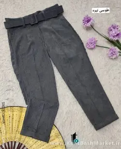 شلوار مام مخمل کبریتی کد 36452