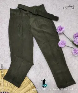 شلوار مام مخمل کبریتی کد 36452