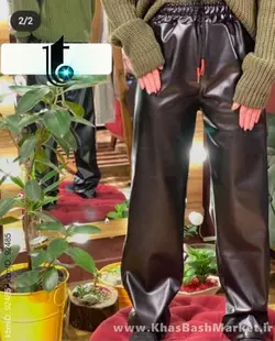 شلوار بگ چرم تو کرک کد 35068