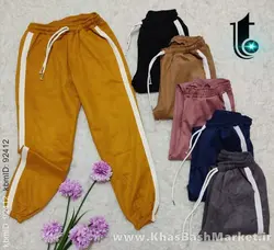 شلوار اسلش سوییت بغل نوار کد 37185