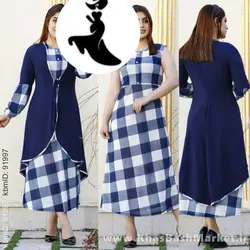 تونیک کله قندی چهارخونه کد کاربری 9358