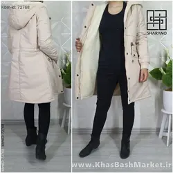 کاپشن یقه یکسره کد sh188