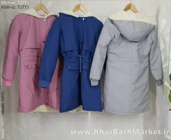 کاپشن یقه یکسره کد sh188