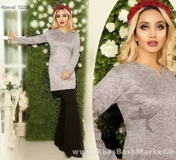 تونیک مانتو پاییزه مدل هریسا