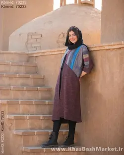 مانتو عبایی پاییزه کد 13595