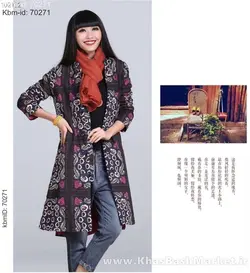 پالتو کتان کد 13632