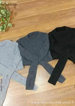 تونیک گپ کش بافت آستین زاپدار کد 34540