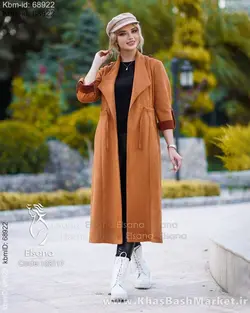 مانتو پاییزه مدل پرینا کد 1031