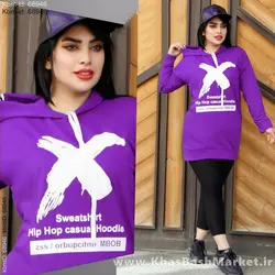 هودی زنانه مدل ایکس