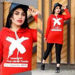 هودی زنانه مدل ایکس