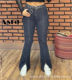 شلوار جلو چاک زنانه کد 13067