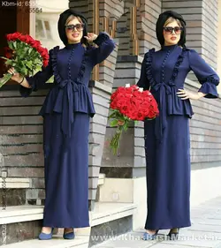 تونیک پیراهنی مدل اطلس