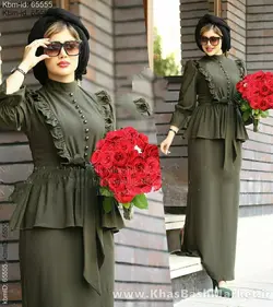 تونیک پیراهنی مدل اطلس