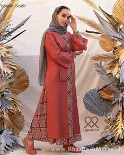 ست مانتو پیراهن کژال کد 9225