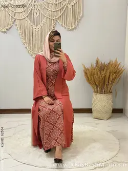 ست مانتو پیراهن کژال کد 9225