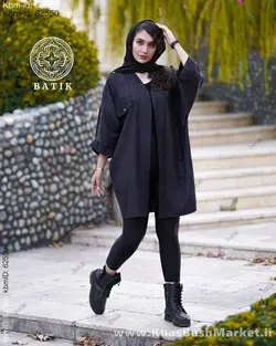 مانتو استین زاماک مچ قلبی کد 9598