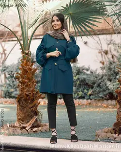 مانتو کتی کمربندی کد 8620