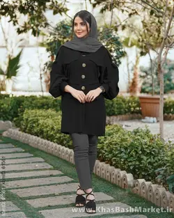 مانتو کتی کمربندی کد 8620