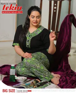 بلوز شلوار سایز بزرگ کد 8538