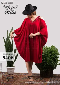 پیراهن خفاشی یقه هفت سرشانه اپن کد 8321