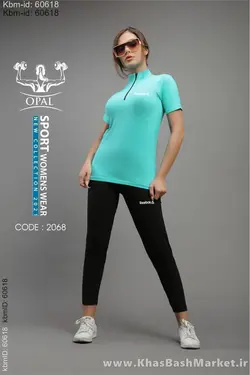 ست تیشرت شلوار نیم زیپ کد 8487
