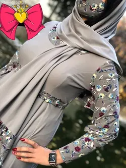 ست سه تیکه شال و پیراهن و ماسک کد 5951