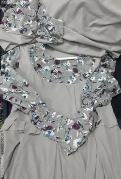 ست سه تیکه شال و پیراهن و ماسک کد 5951