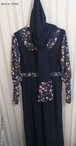 ست سه تیکه شال و پیراهن و ماسک کد 5951