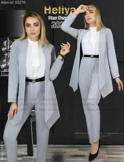 ست کت شلوار و شومیز کد 3982