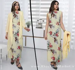 ست دو تیکه مانتو و پیراهن کد 2129