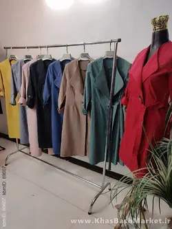 مانتو بغل دکمه دار کد 1081