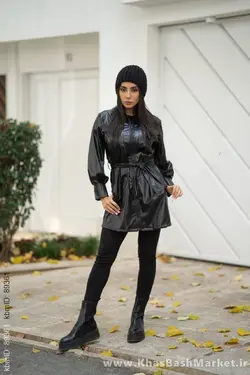 کاپشن چرم زنانه کد 1031