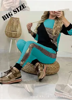 ست اسپرت سایز بزرگ سودا کد 970