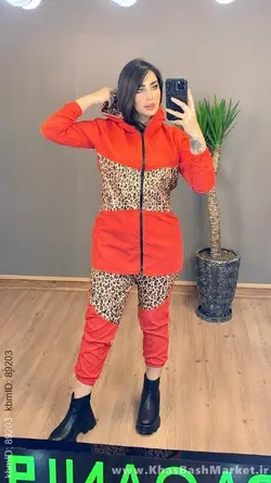 ست هودی شلوار میکرو کلاهدار کد 990
