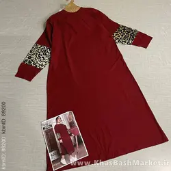 هودی لانگ یقه گرد آستین بلند کد 5003