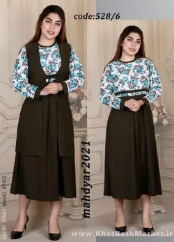 تونیک دوتیکه زیره بلند زنانه 528/6