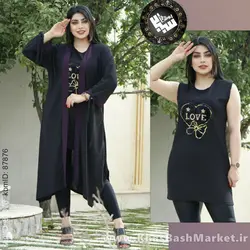 مانتو زنانه دو تیکه 31787