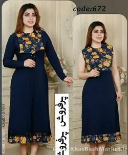 تونیک دوتیکه زنانه دمپا گیپور کد 672