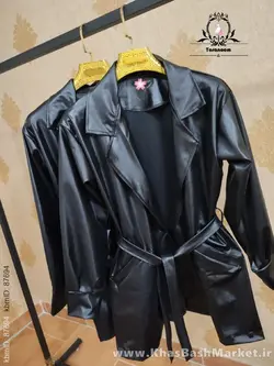 مانتو چرم سرنا کد 39855