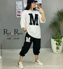 ست تیشرت شلوار m کد 3764