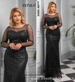 ماکسی مجلسی پرن کد 39718