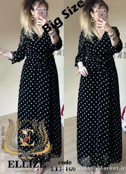 پیراهن ماکسی توپی Ellize کد 111160