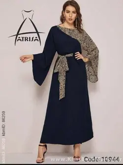 پیراهن آستین کلوش کد 10944