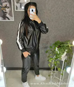 کاپشن چرم کد 43099