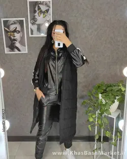 کاپشن چرم کد 43099