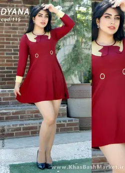 تونیک کراواتی خرجکار طلایی زنانه کد 115