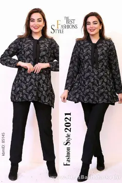 شومیز زنانه برگی کد 450